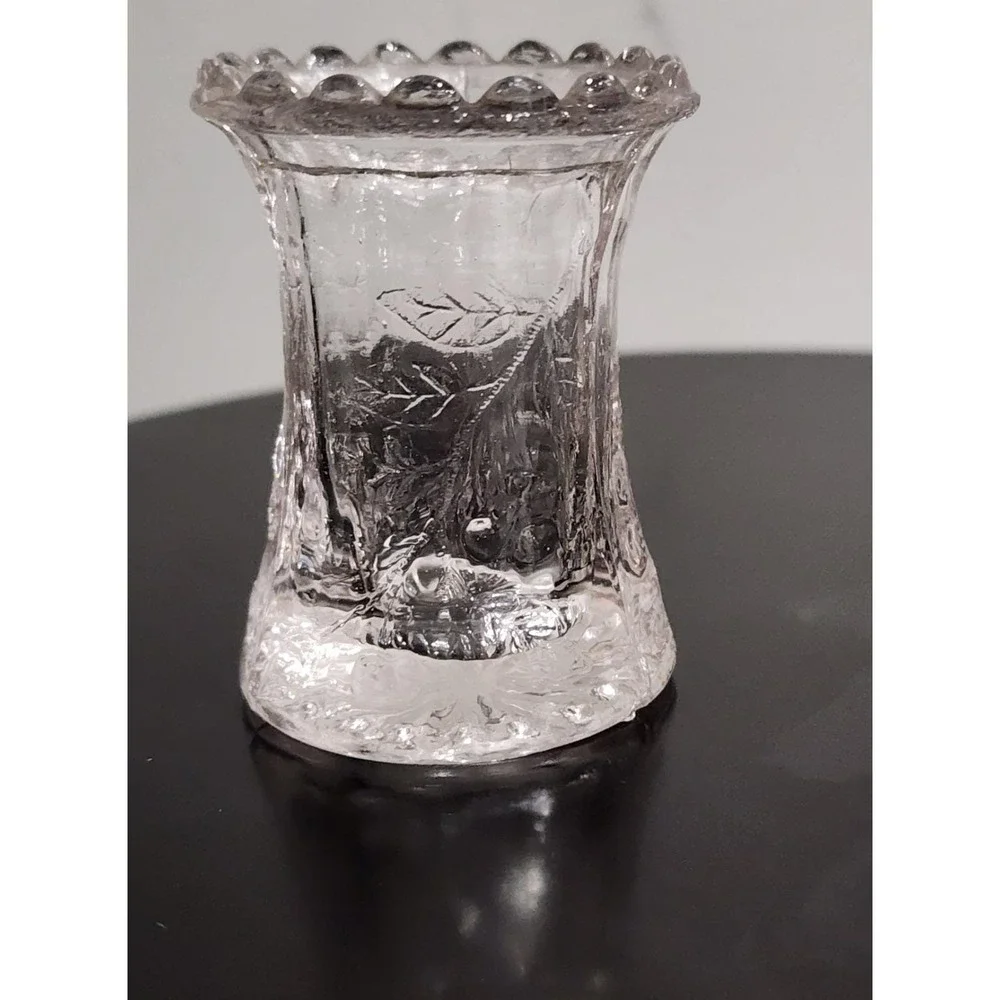 Vintage‎ 19th C. Cherry Kokomo Glass MFG Co. Toothpick Holder